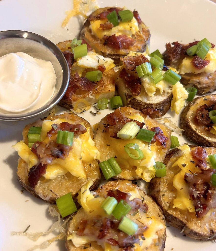 Easy Baked Potato Slices - Caseys Cookbook